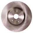 Front, Driver or Passenger Side Brake Disc, Natural Finish, Plain Surface, Vented, 5 Lugs, 325.88 mm, 2.5L, 4Cyl, Pro-Line Series