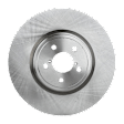 Front, Driver or Passenger Side Brake Disc, Plain Surface, Vented, For Models with 316mm Front Disc, Pro-Line Series