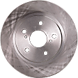 Rear, Driver or Passenger Side Brake Disc, Plain Surface, Solid, 5 Lugs, 10.98 In., Pro-Line Series
