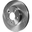 Front, Driver or Passenger Side Brake Disc, Natural Finish, Plain Surface, Vented, 5 Lugs, 295.91 mm, Pro-Line Series