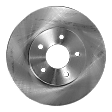 Front, Driver or Passenger Side Brake Disc, Natural Finish, Plain Surface, Vented, 5 Lugs, 295.91 mm, Pro-Line Series