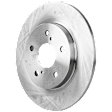 Rear, Driver or Passenger Side Brake Disc, Plain Surface, Solid, 5 Lugs, 10.98 in. Disc Diameter, Pro-Line Series