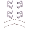 Front Ceramic Brake Pad Set, Pro-Line Series