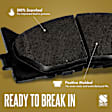 2010 Ford F-150 XLT 8 Cyl 4.6L - Rear Semi-Metallic Brake Pad Set, Pro-Line Series