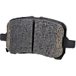 Front Brake Pad Set, 2-Wheel Set, Ceramic, Hardware Includes (4) Pieces Pad Locating Clip, Pro-Line Series