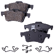 Rear Brake Pad Set, 2-Wheel Set, Organic, Pro-Line Series