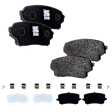 Front Brake Pad Set, Includes Shims and Hardware