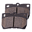 Rear Brake Pad Set, Includes Shims and Hardware