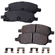 Rear Brake Pad Set, Includes Shims and Hardware