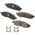 Front Brake Pad Set, Includes Shims and Hardware