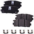 Rear Brake Pad Set, Includes Shims and Hardware