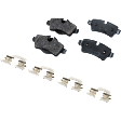 Rear Brake Pad Set, Organic, Pro-Line Series