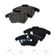 2015 Audi TT Quattro - Front Organic Brake Pad Set, 2.0L 4Cyl, Pro-Line Series