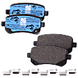 2011 Chrysler Town & Country - Rear Ceramic Brake Pad Set, 3.6L 6Cyl, Pro-Line Series