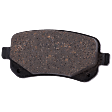 2011 Chrysler Town & Country - Rear Ceramic Brake Pad Set, 3.6L 6Cyl, Pro-Line Series