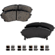 Front Brake Pad Set, Organic, Heavy Duty Brakes, Pro-Line Series