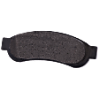 Rear Brake Pad Set, Semi-Metallic, Includes Shims and Hardware, For Models With Dual Rear Wheels