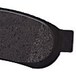 Rear Brake Pad Set, Semi-Metallic, Includes Shims and Hardware, For Models With Dual Rear Wheels