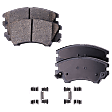 Front Brake Pad Set, Includes Shims and Hardware
