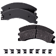 Front or Rear Brake Pad Set, Semi-Metallic, Pro-Line Series, For Models With Dual Rear Wheels
