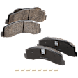 2010 Ford F-150 XLT 8 Cyl 4.6L - Front Ceramic Brake Pad Set, Pro-Line Series
