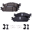 2019 Ford Flex - Front Ceramic Brake Pad Set, Standard Duty Brakes, Pro-Line Series