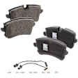 Rear Brake Pad Set, Includes Shims and Hardware
