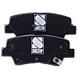 Rear Organic Brake Pad Set, Pro-Line Series