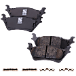 Rear Brake Pad Set, 2-Wheel Set, Pro-Line Series, Ceramic