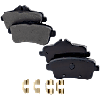 Rear Brake Pad Set, Includes Shims and Hardware