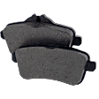 Rear Brake Pad Set, Includes Shims and Hardware