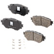 2017 Mazda 3 - Front Ceramic Brake Pad Set, 2.0L 4Cyl, Mexico Built Vehicle, Pro-Line Series