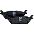 Rear Brake Pad Set, Includes Shims and Hardware