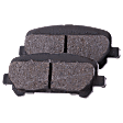 Rear Brake Pad Set, Organic, Pro-Line Series