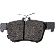 SureStop® 2018 Honda Civic EX 4 Cyl 1.5L - SureStop Rear Brake Pad Set, Ceramic, Hardware Includes (2) Pieces Pad Retainer Wire Form, Pro-Line Series SSCP1878