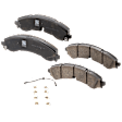 Front or Rear Brake Pad Set, Ceramic, For Models With Dual Rear Wheels