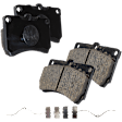 Front Brake Pad Set, Includes Shims and Hardware
