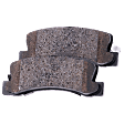 Rear Brake Pad Set, 2-Wheel Set, Ceramic, Hardware Includes (8) Pieces Pad Retaining Clip, Pro-Line Series