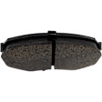 Front Brake Pad Set, Ceramic, Includes Shims and Hardware, For Models With Single Rear Wheels