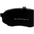 Front Brake Pad Set, Ceramic, Includes Shims and Hardware, For Models With Single Rear Wheels