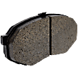Front Brake Pad Set, Ceramic, Includes Shims and Hardware, For Models With Single Rear Wheels