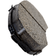 Front Brake Pad Set, Ceramic, Includes Shims and Hardware, For Models With Single Rear Wheels