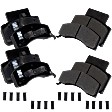 Front Brake Pad Set, Semi-Metallic, Pro-Line Series, For Models With Dual Rear Wheels
