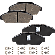 Front Brake Pad Set, Includes Shims and Hardware
