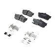 Rear Brake Pad Set, Includes Shims and Hardware