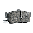 Rear Brake Pad Set, Includes Shims and Hardware