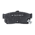 Rear Brake Pad Set, Includes Shims and Hardware