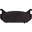 Rear Brake Pad Set, Includes Shims and Hardware
