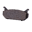 Rear Brake Pad Set, Includes Shims and Hardware