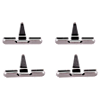 Rear Brake Pad Set, Includes Shims and Hardware